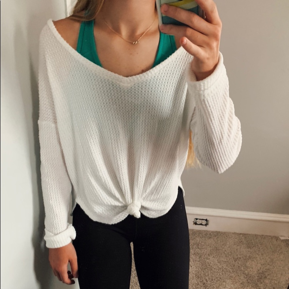 White Forever 21 Sweater